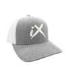 Structured heather grey with white iX logo